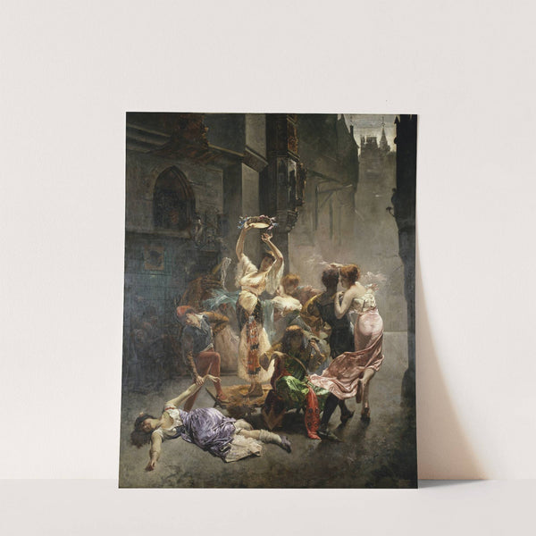 Beggars and fornicators (1882) by Édouard Frédéric Wilhelm Richter