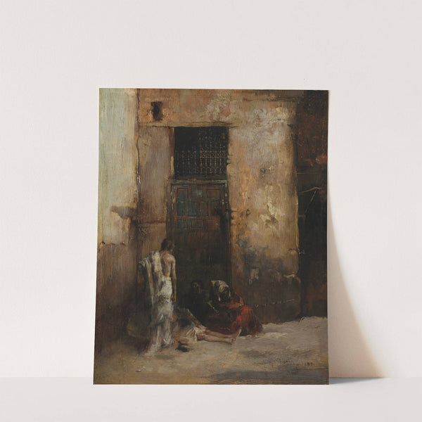 Beggars by a Door by Mariano Fortuny Marsal