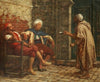 Begging for alms