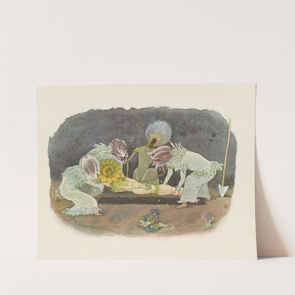 Begräbnis Des Adonis. by Ernst Kreidolf