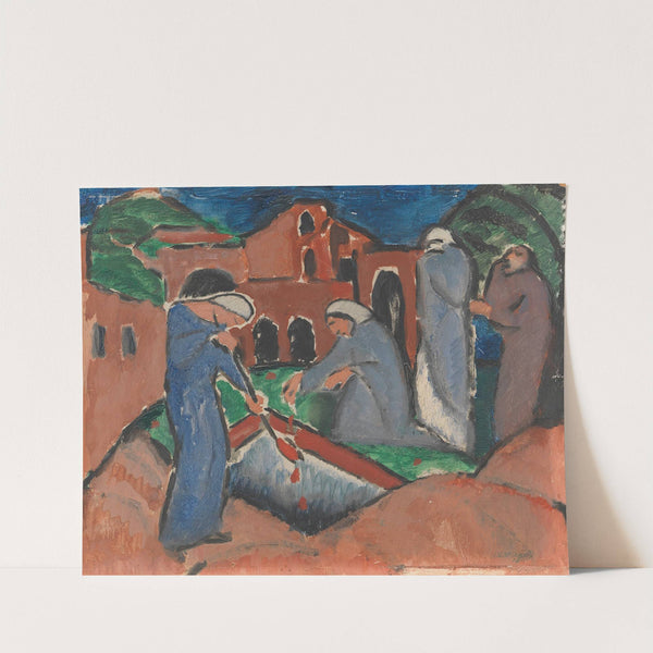 Begräbnis by Josef Eberz