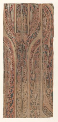 Behangsel ‘Rode kool’, 18978