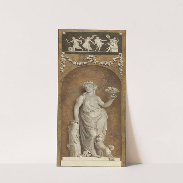 Behangselschildering met bacchante (1786) by Jurriaan Andriessen
