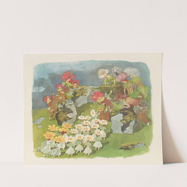 Bei Den Alpenrosen by Ernst Kreidolf