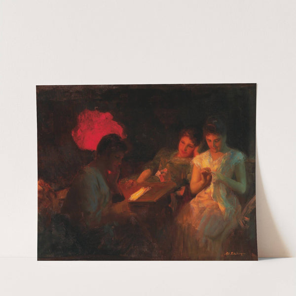 Bei der Handarbeit by Albert Ritzberger