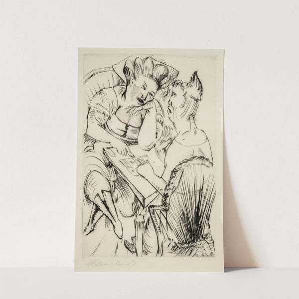 Bei der Kartenlegerin by Paul Kleinschmidt