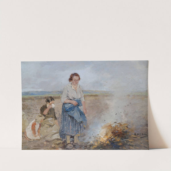 Bei der Kartoffelernte by Hugo Mühlig