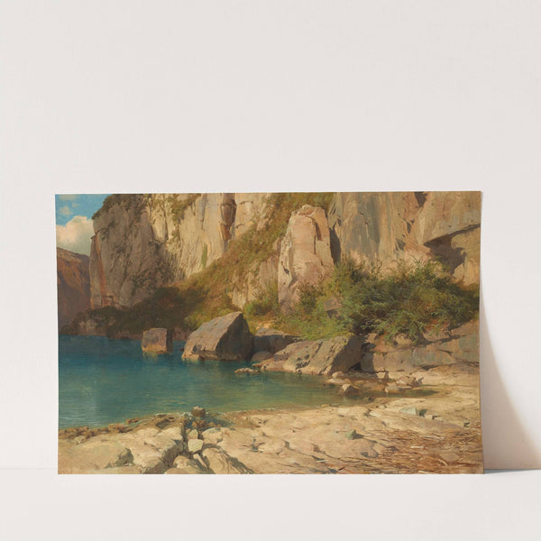 Bei Flüelen am Vierwaldstättersee (1854) by Alexandre Calame