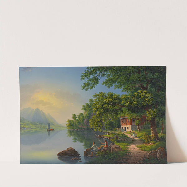 Bei Gersau am Vierwaldstätter See by Johann Heinrich Bleuler the Younger