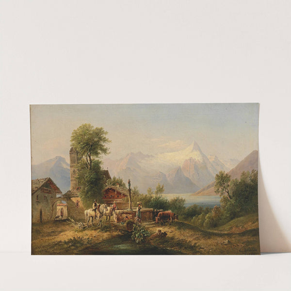 Bei Zell am See (1878) by Emil Barbarini
