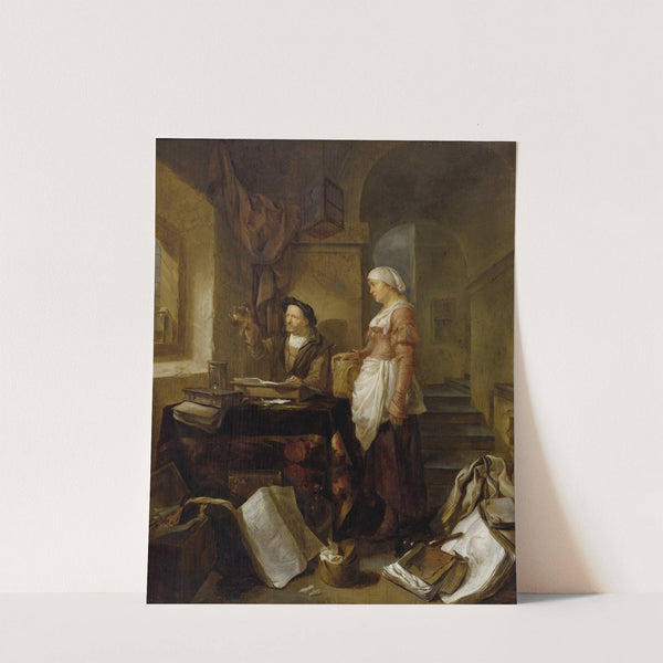 Beim Arzt (before 1690) by Hendrik Heerschop