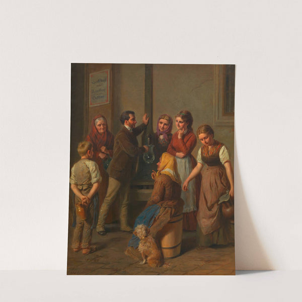 Beim Auslaufbrunnen by Georg Decker