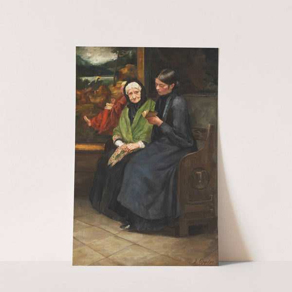 Beim Gebet by Ernst Oppler