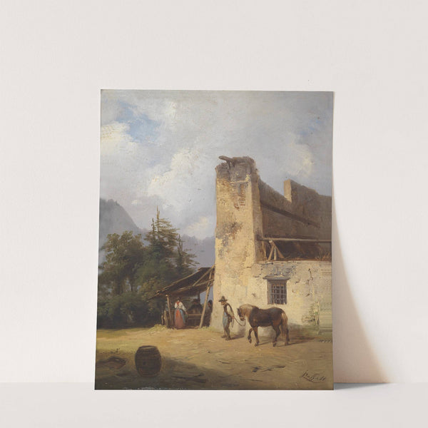 Beim Köhler by Ignaz Raffalt