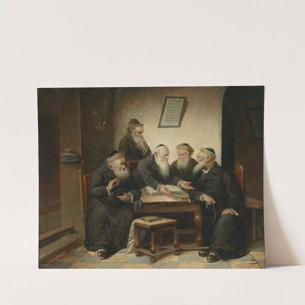 Beim Rabbi by Carl Schleicher