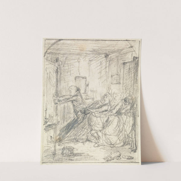 Being Pulled by a Crowd by John Leech