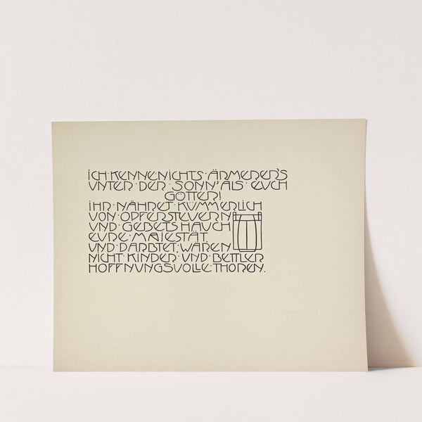 Beispiele kunstlerischer Schrift Pl.002 by Rudolf von Larisch