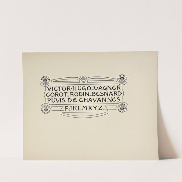 Beispiele kunstlerischer Schrift Pl.006 by Rudolf von Larisch