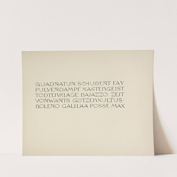 Beispiele kunstlerischer Schrift Pl.013 by Rudolf von Larisch