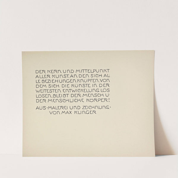 Beispiele kunstlerischer Schrift Pl.014 by Rudolf von Larisch