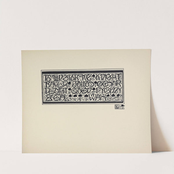 Beispiele kunstlerischer Schrift Pl.016 by Rudolf von Larisch