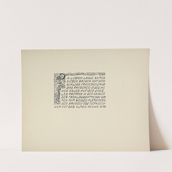 Beispiele kunstlerischer Schrift Pl.030 by Rudolf von Larisch