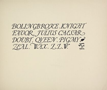 Beispiele kunstlerischer Schrift Pl.032