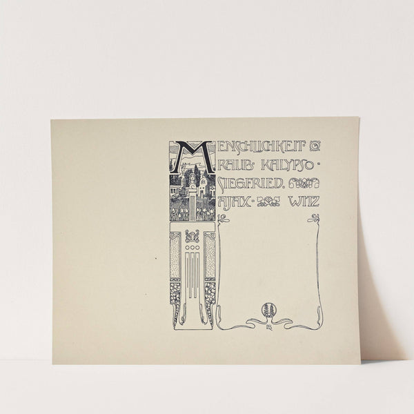 Beispiele kunstlerischer Schrift Pl.034 by Rudolf von Larisch