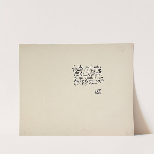 Beispiele kunstlerischer Schrift Pl.038 (1900) by Rudolf von Larisch