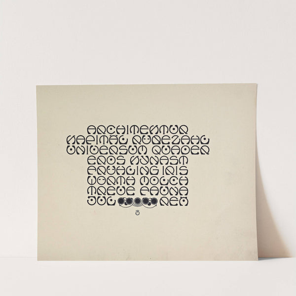 Beispiele kunstlerischer Schrift Pl.040 (1900) by Rudolf von Larisch