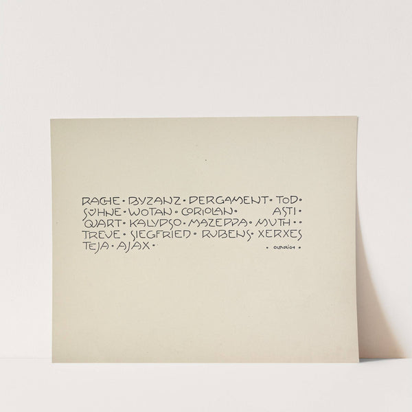 Beispiele kunstlerischer Schrift Pl.056 by Rudolf von Larisch