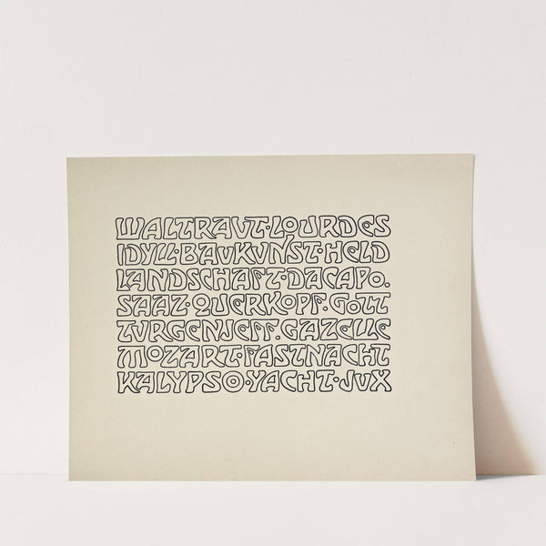 Beispiele kunstlerischer Schrift Pl.058 by Rudolf von Larisch