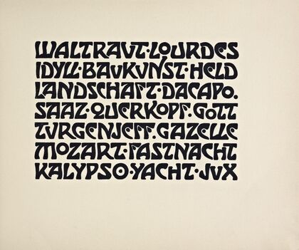 Beispiele kunstlerischer Schrift Pl.059