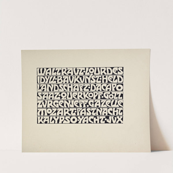 Beispiele kunstlerischer Schrift Pl.060 by Rudolf von Larisch