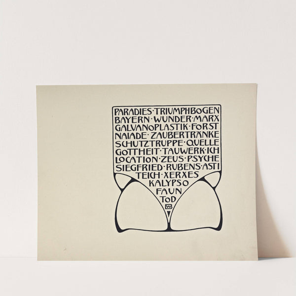 Beispiele kunstlerischer Schrift Pl.064 by Rudolf von Larisch