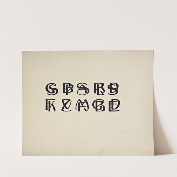 Beispiele kunstlerischer Schrift Pl.065 by Rudolf von Larisch