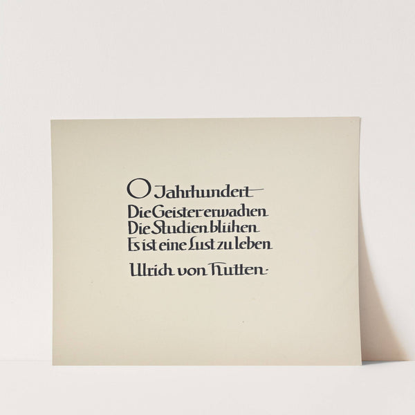 Beispiele kunstlerischer Schrift Pl.074 by Rudolf von Larisch