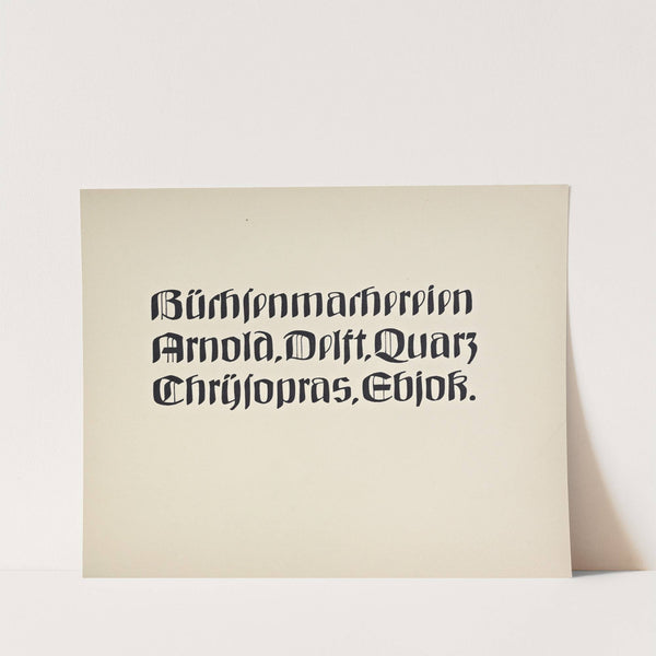 Beispiele kunstlerischer Schrift Pl.078 by Rudolf von Larisch