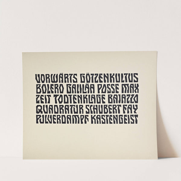 Beispiele kunstlerischer Schrift Pl.087 by Rudolf von Larisch