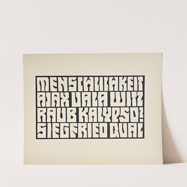 Beispiele kunstlerischer Schrift Pl.088 by Rudolf von Larisch