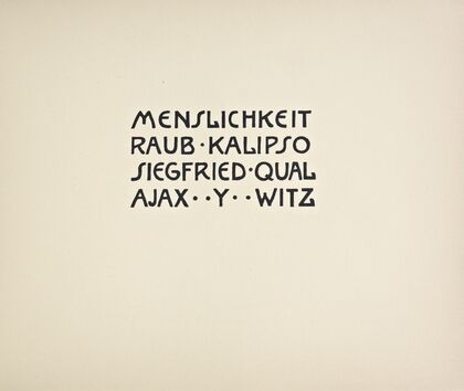 Beispiele kunstlerischer Schrift Pl.093