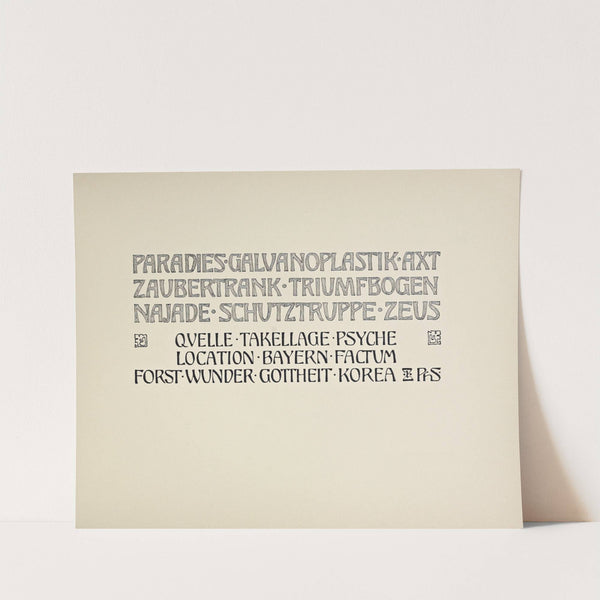 Beispiele kunstlerischer Schrift Pl.098 by Rudolf von Larisch