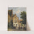 Belebte Strassenszene in einem holländischen Städtchen (ca. 1880-1885) by Adrianus Eversen
