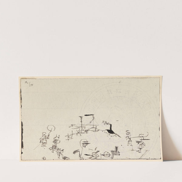 Belebter Strand (1926) by Paul Klee