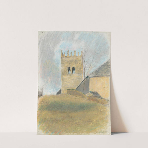 Belfry in Strážky (1890–1900) by Ladislav Mednyánszky