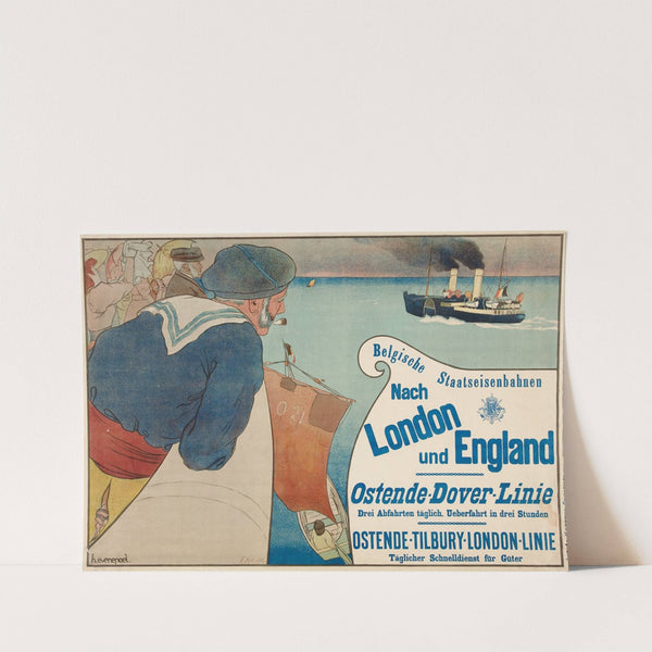 Belgian National Railway To London and England by Henri Evenepoel