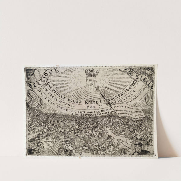 Belgium in the XIXth Century by James Ensor
