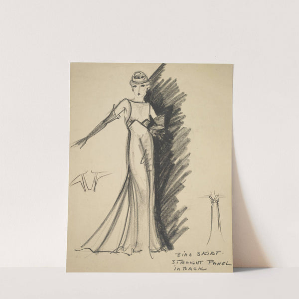 Believe Me, Xantippe: Unidentified Character (‘Bias Skirt’) (1934-1943) by Emile Stoner