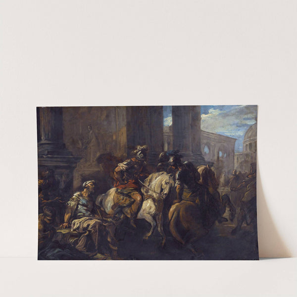 Belisarius Begging At The Gates Of Rome by Charles-André van Loo