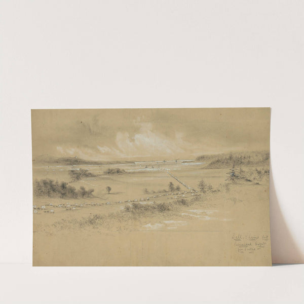 Bell-Plains, the principal depot for stores (1860-1865) by Alfred Rudolph Waud